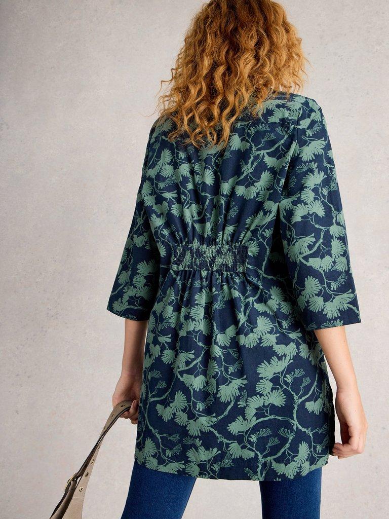 Blake Cord Tunic in NAVY PR - MODEL BACK