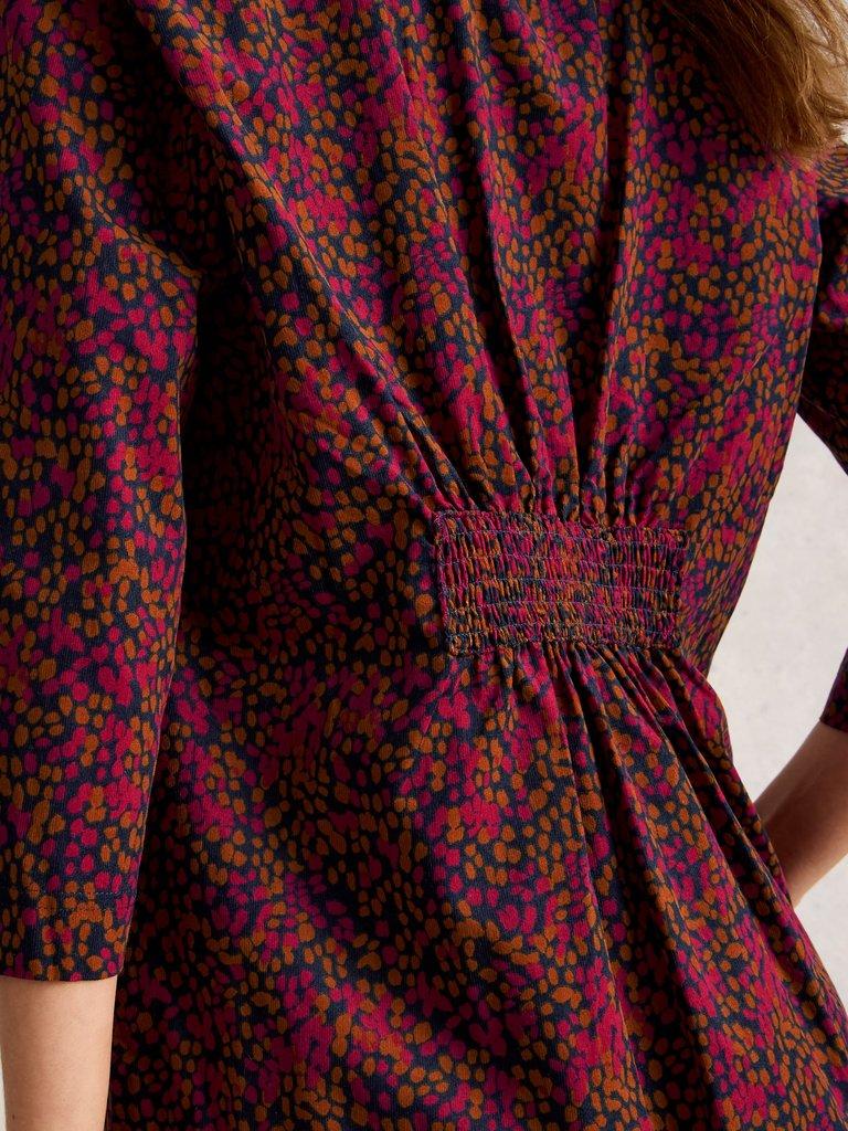 Blake Cord Tunic in PINK MLT - MODEL DETAIL