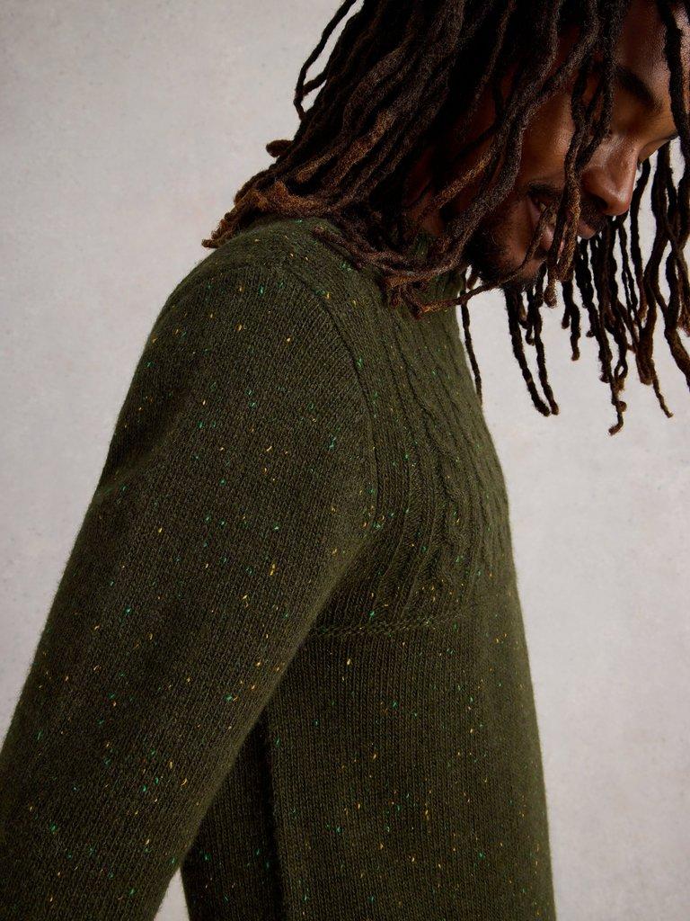 Berkley Crew Neck in DK GREEN - LIFESTYLE