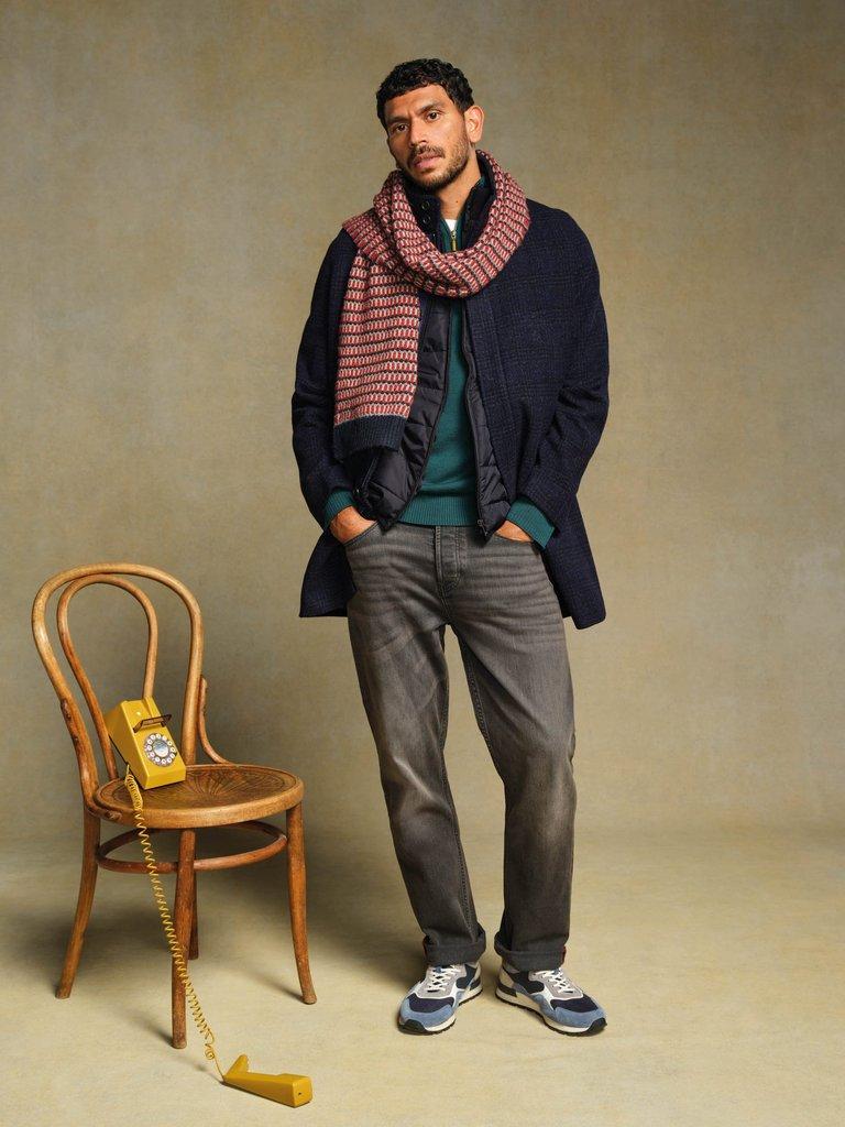 Wool Funnel in DARK NAVY - MIXED