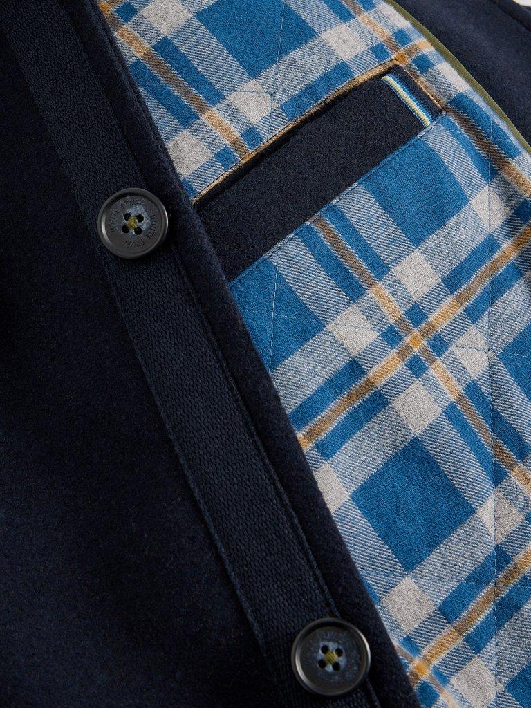 Wool Utility in DARK NAVY - FLAT DETAIL