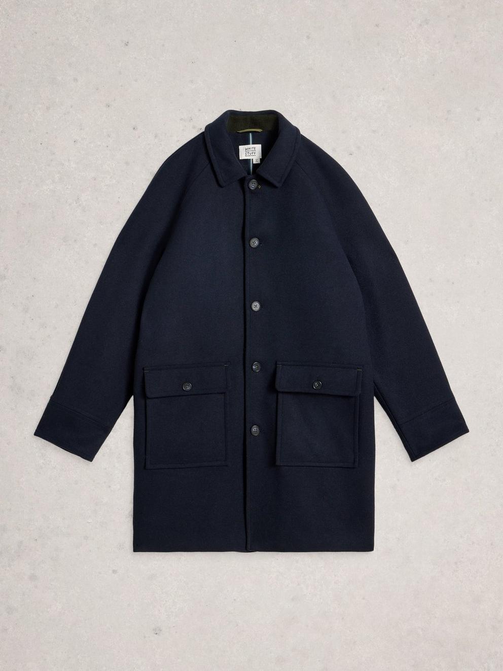 Wool Utility in DARK NAVY - FLAT FRONT