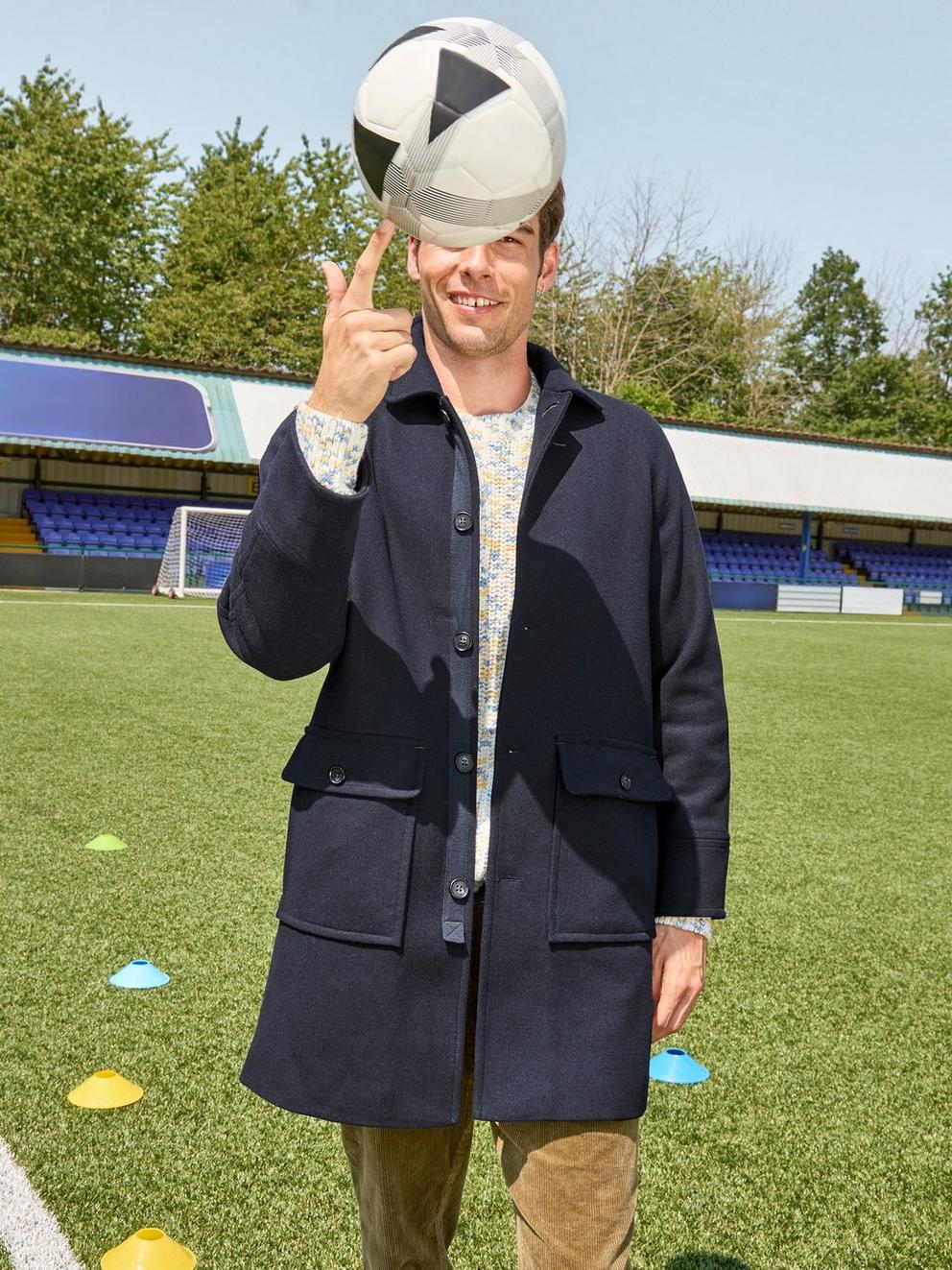 Wool Utility in DARK NAVY - MIXED