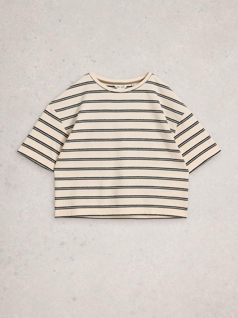 KATYA STRIPE TEE in IVORY MLT - FLAT FRONT