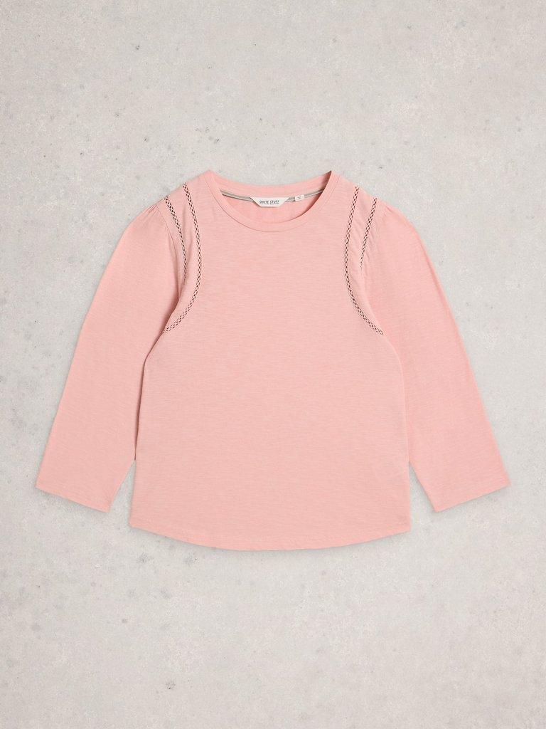 LUCY LADDER TOP in DUS PINK - FLAT FRONT