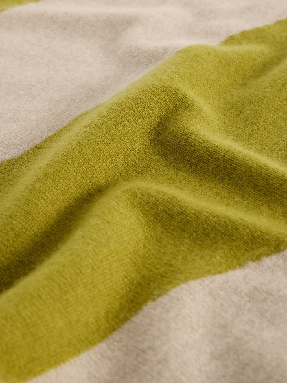 KITTY ABSTRACT CASHMERE JUMPER in NAT MLT - FLAT DETAIL