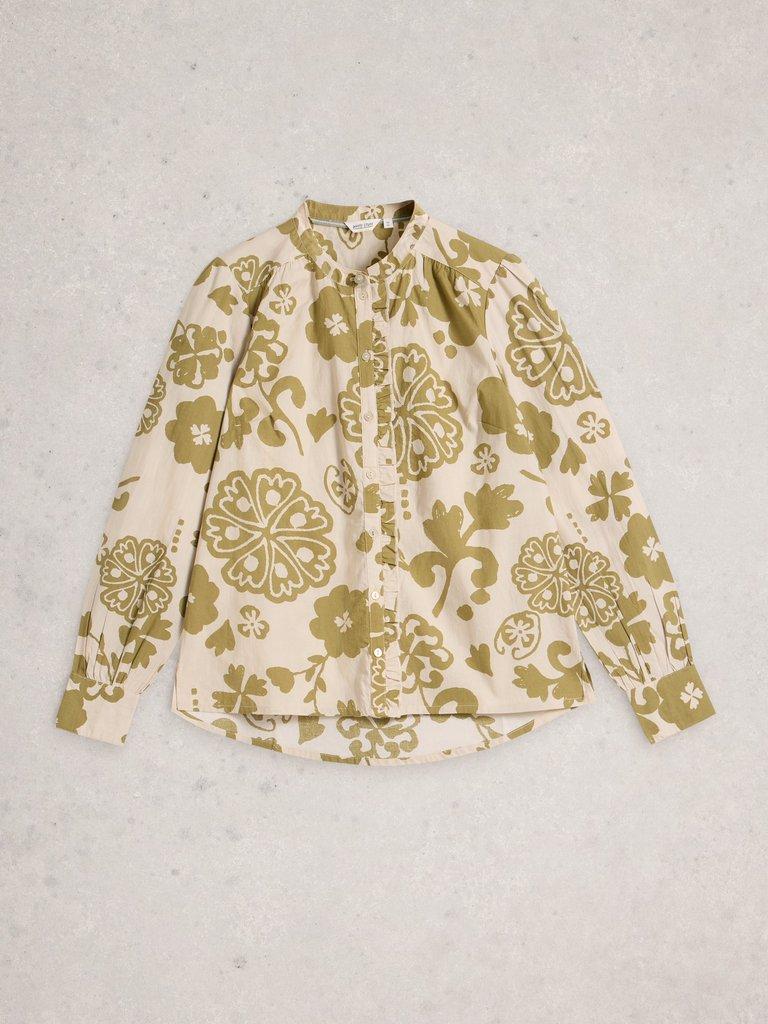 Aster Top  in GREEN PR - FLAT FRONT