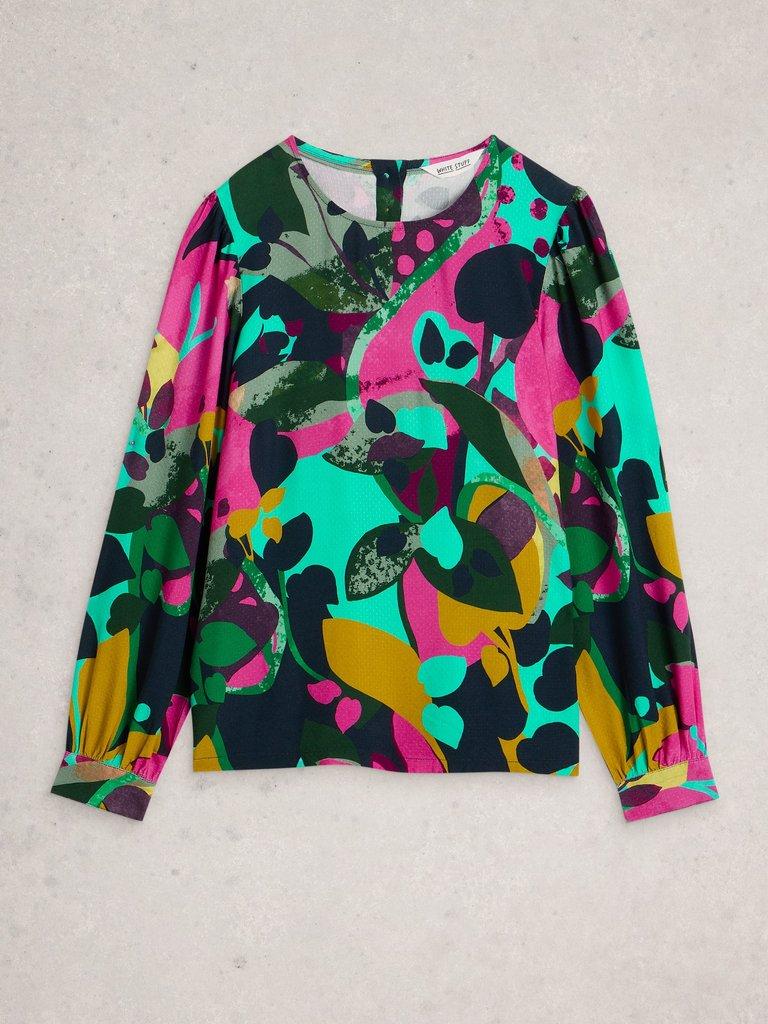 Ulla Top in PINK MLT - FLAT FRONT