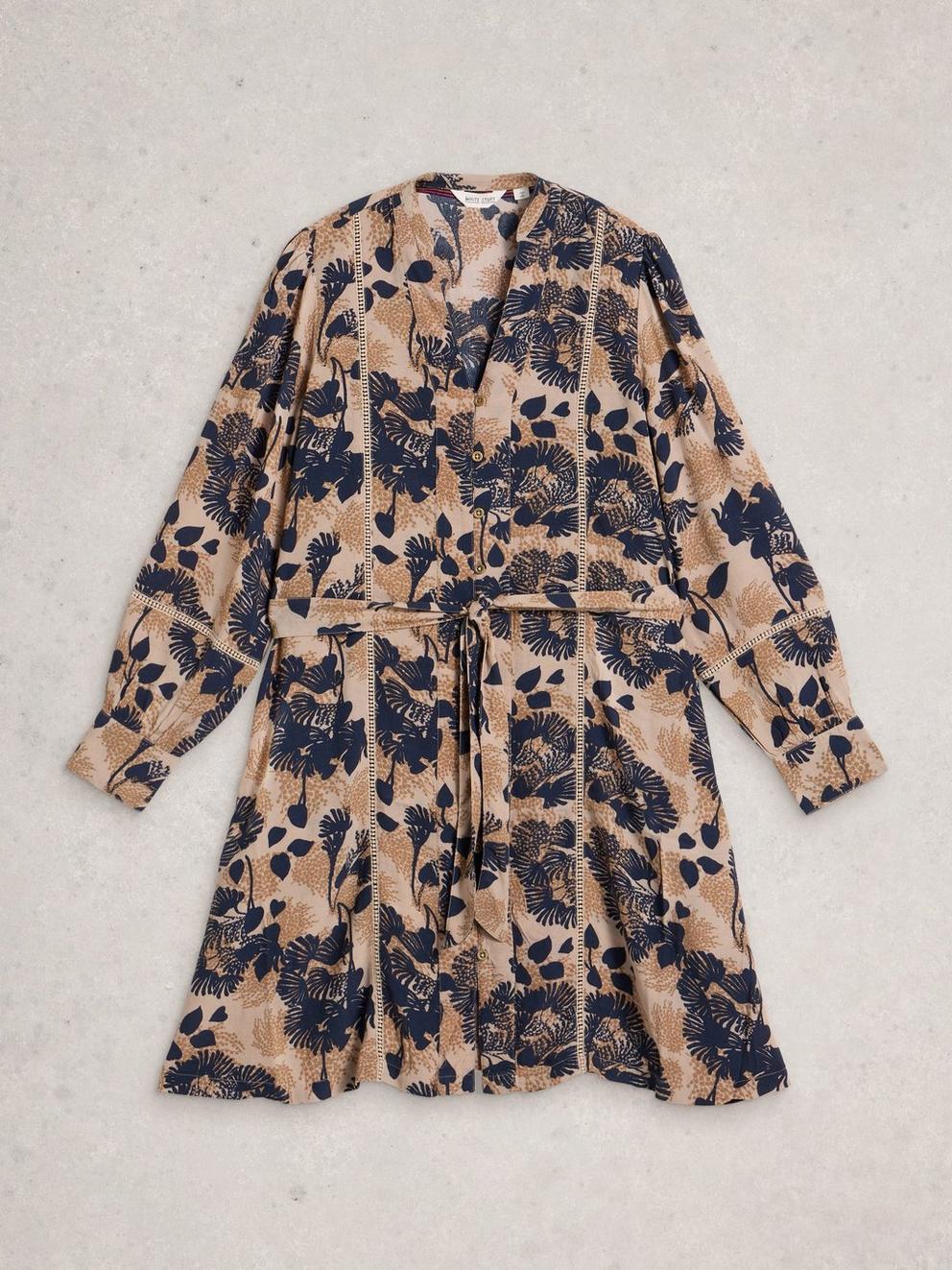 Paloma Dress in NAT MLT - FLAT FRONT