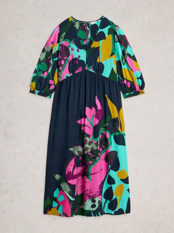 minkpink al fresco midi dress MINKPINK Al Fresco Midi Dress in Picnic Print