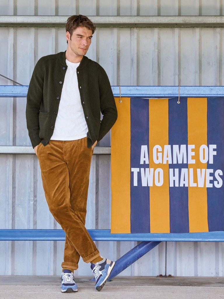 Bomber Cardigan in DK GREEN - MIXED