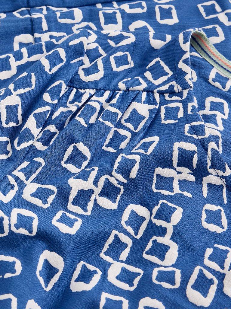 Tallie Jersey Short Sleeve Crew Neck Dress in BLUE PR - FLAT DETAIL
