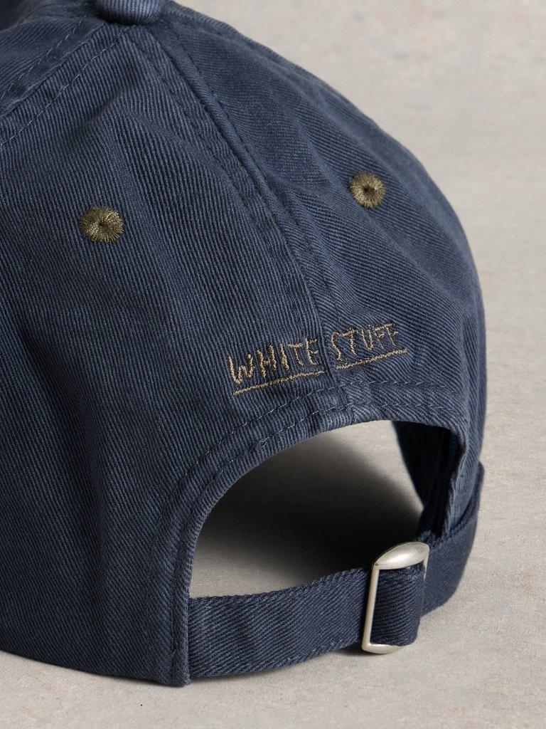 Baseball Cap Cotton in DARK NAVY - FLAT DETAIL