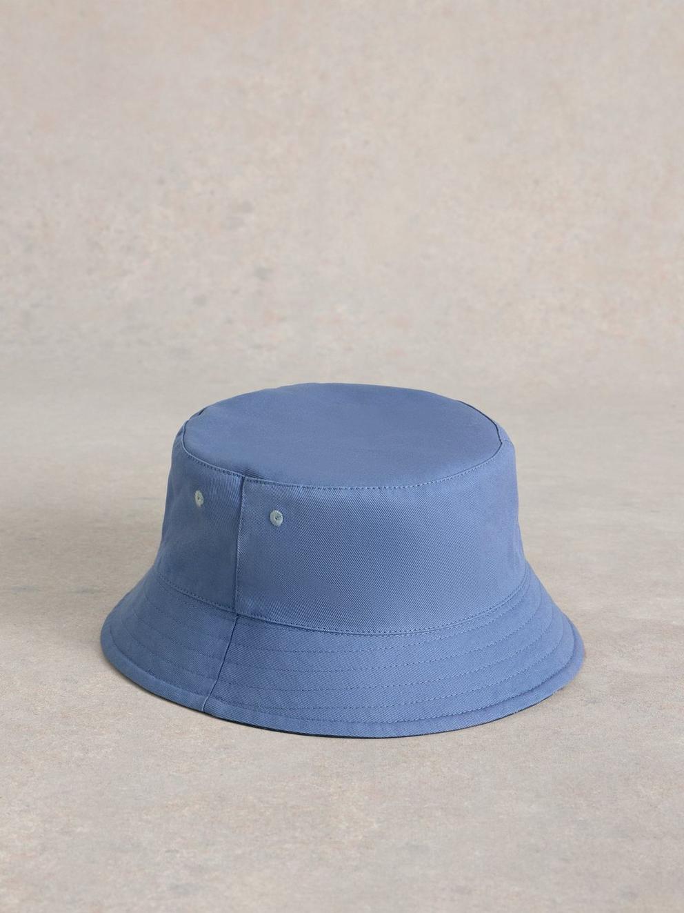 Bucket Hat Reversible in NAVY PR - FLAT BACK
