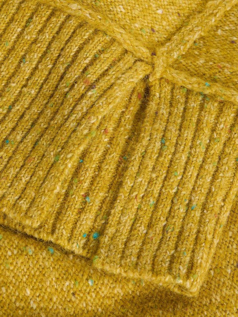 TILLY V NECK JUMPER in MID CHART - FLAT DETAIL