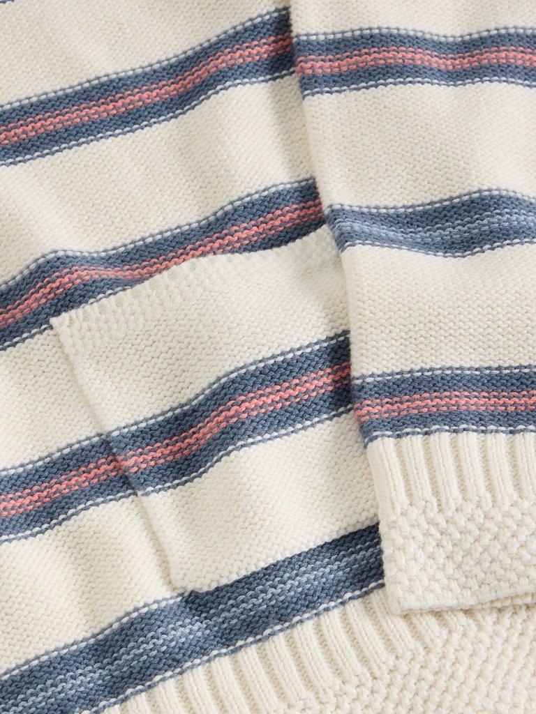 VICTORIA STRIPE JUMPER in IVORY MLT - FLAT DETAIL