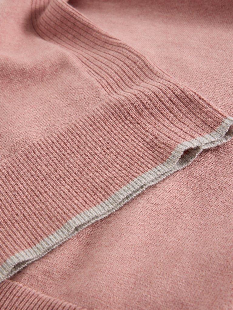 KATIE JUMPER in DUS PINK - FLAT DETAIL