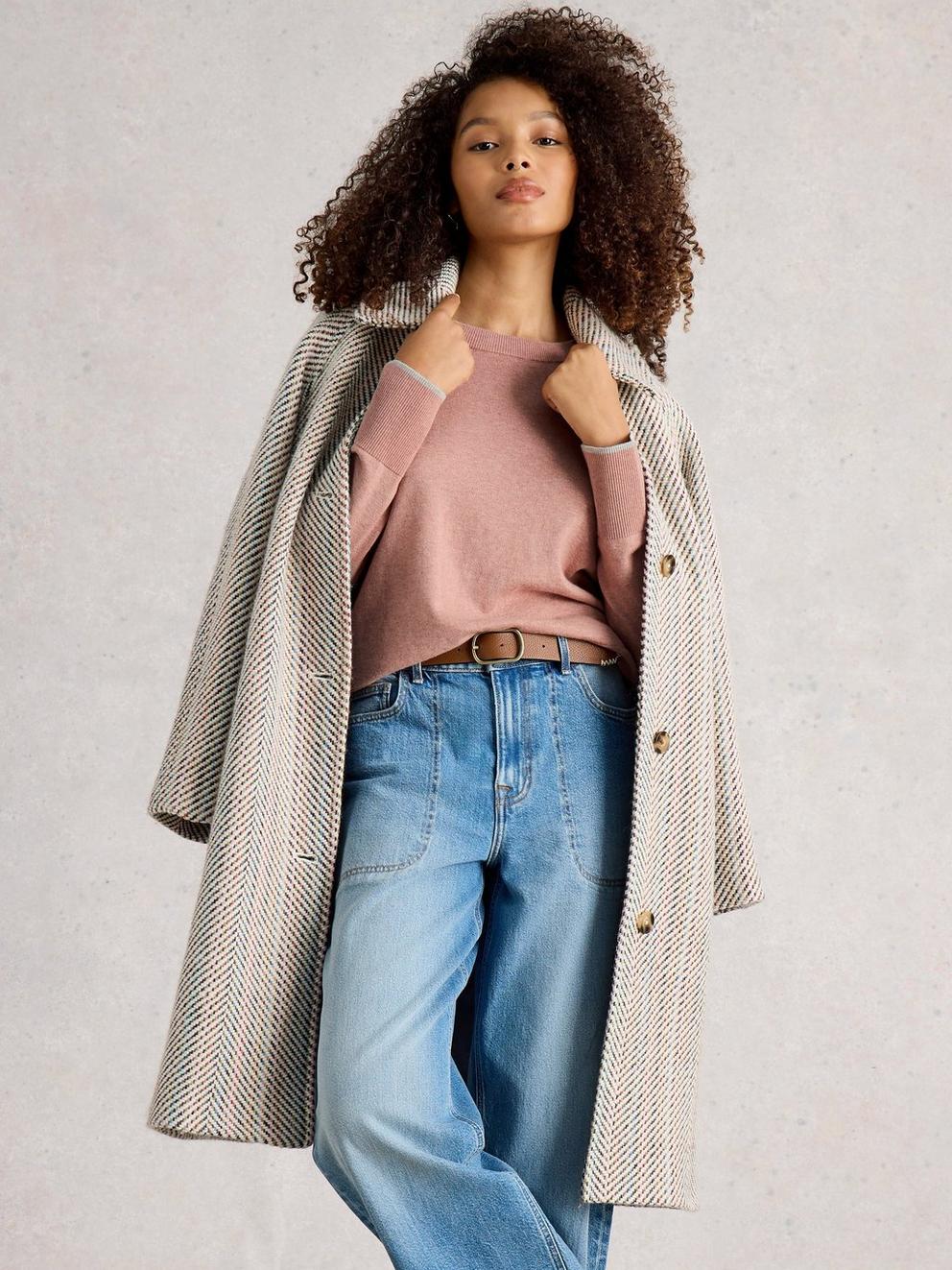 KATIE JUMPER in DUS PINK - LIFESTYLE