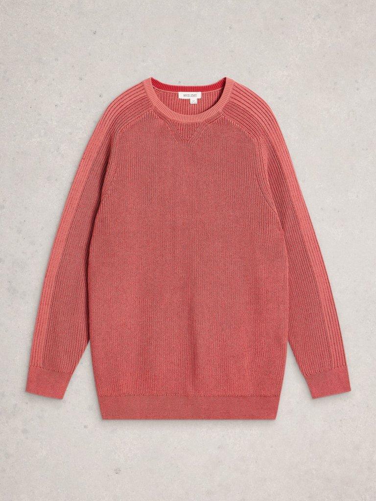Pentire Crew Neck in DUS PINK - FLAT FRONT