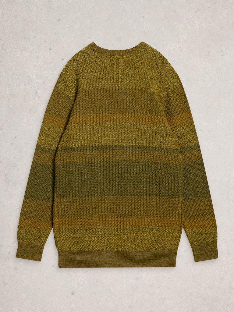 Space Dye Crew in GREEN MLT - FLAT BACK