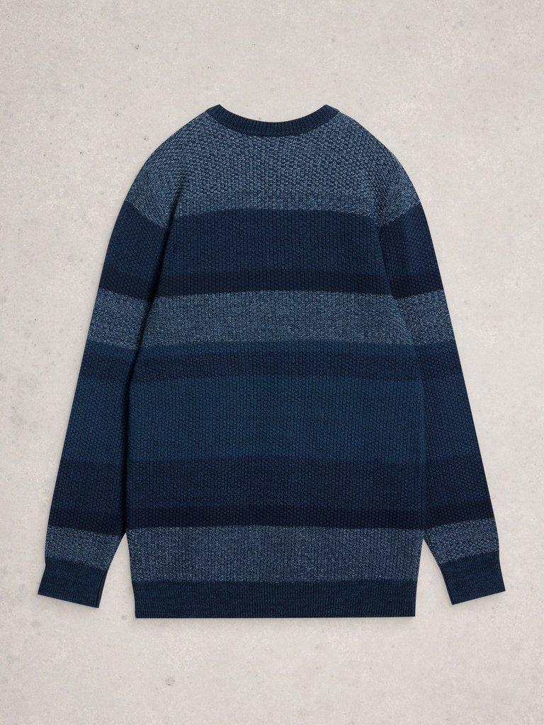 Space Dye Crew in NAVY MULTI - FLAT BACK