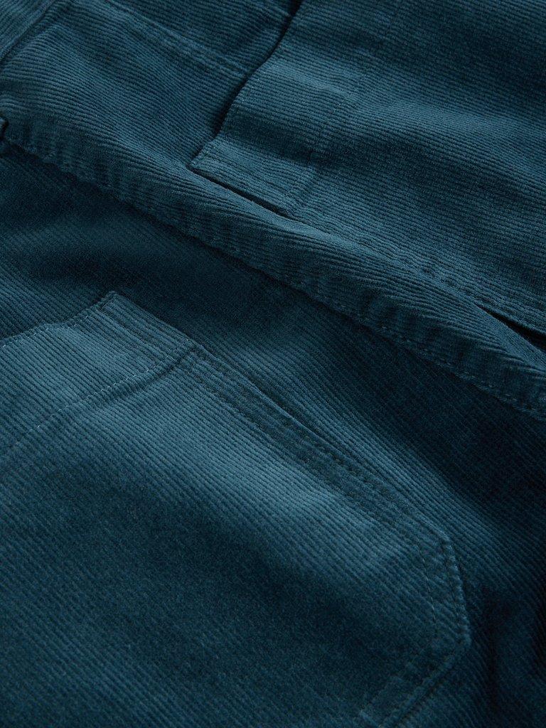 Ella Cord Wide Leg Trouser in DK BLUE - FLAT DETAIL