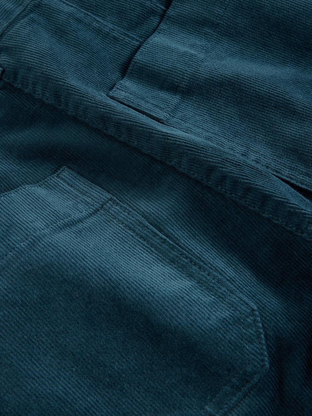Ella Cord Wide Leg Trouser in DK BLUE - FLAT DETAIL