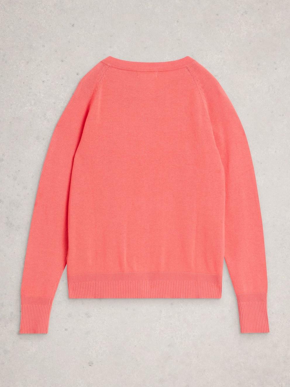 MILLIE CARDI in MID CORAL - FLAT BACK