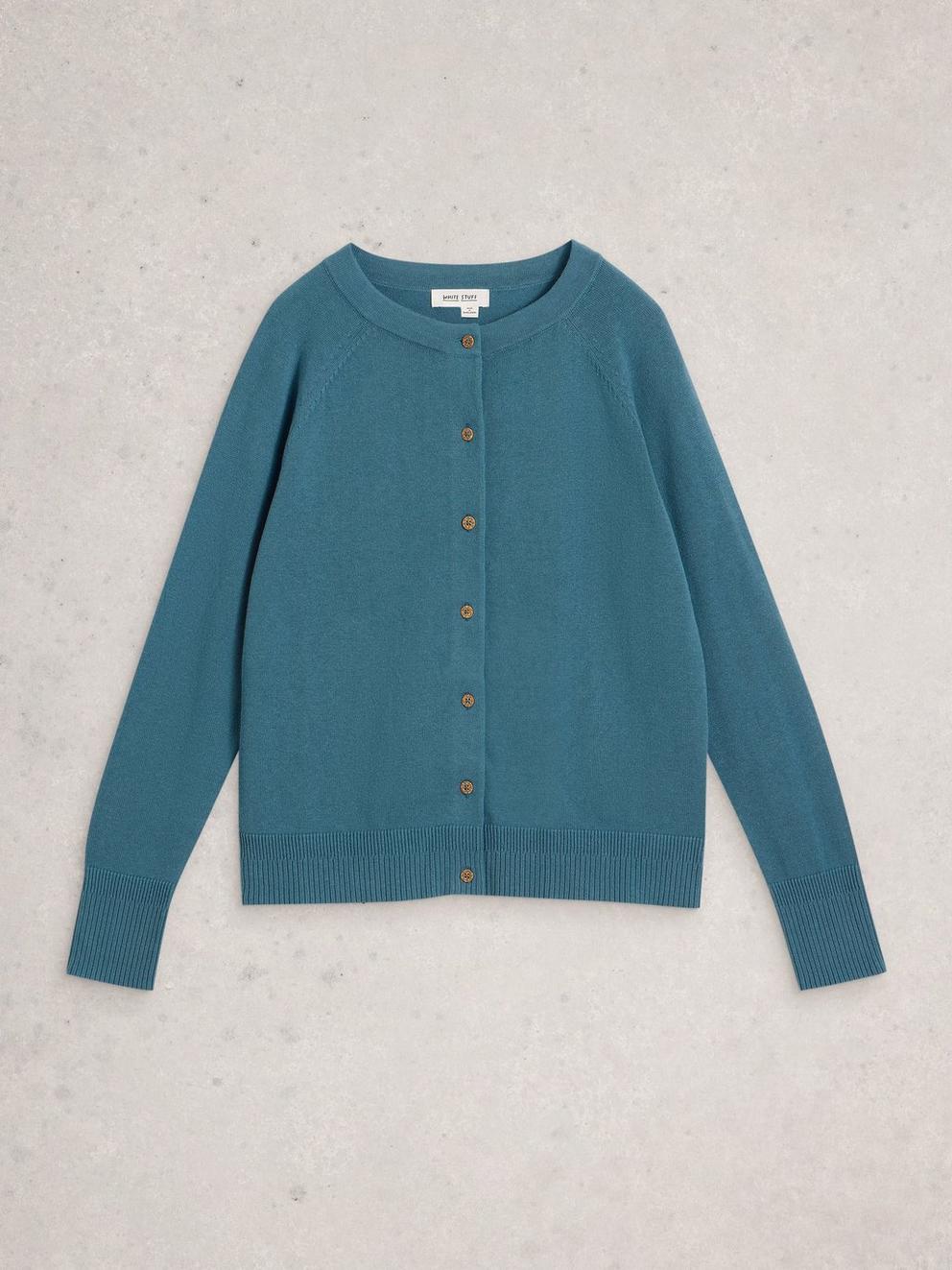 MILLIE CARDI in MID BLUE - FLAT FRONT