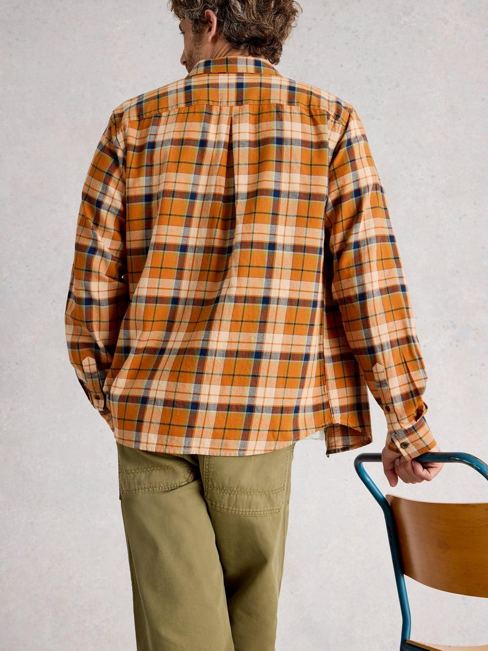 LS Check Shirt in ORANGE MLT - LIFESTYLE