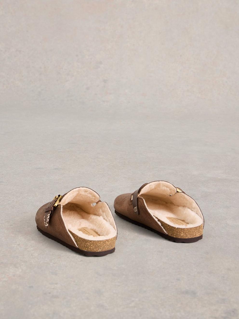 Womens Myrtle Slip On Footbed in COLOUR MET - FLAT BACK