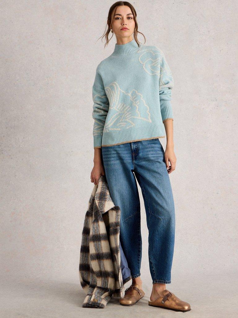 Womens Myrtle Slip On Footbed in COLOUR MET - MODEL FRONT