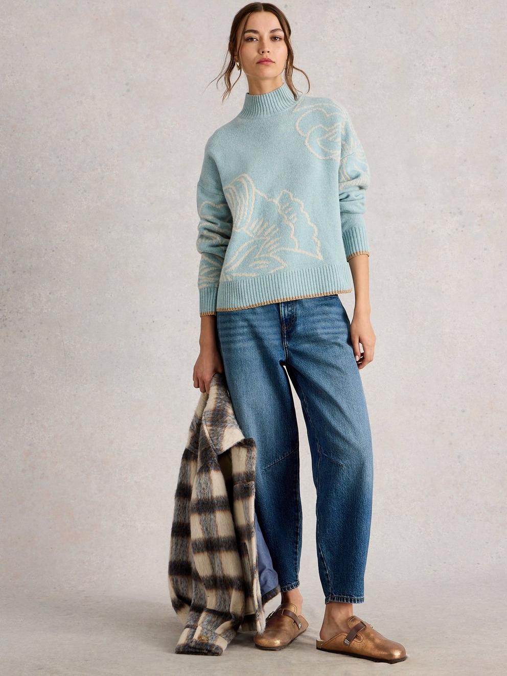 Womens Myrtle Slip On Footbed in COLOUR MET - MODEL FRONT