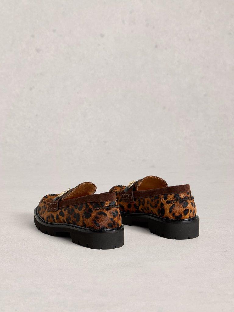 Laura Chunky Loafer in DK BROWN - FLAT BACK