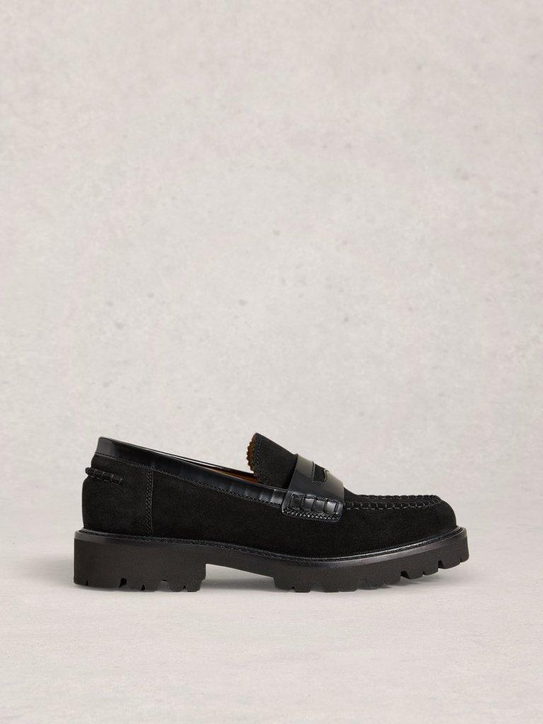 Laura Chunky Loafer in PURE BLK - LIFESTYLE