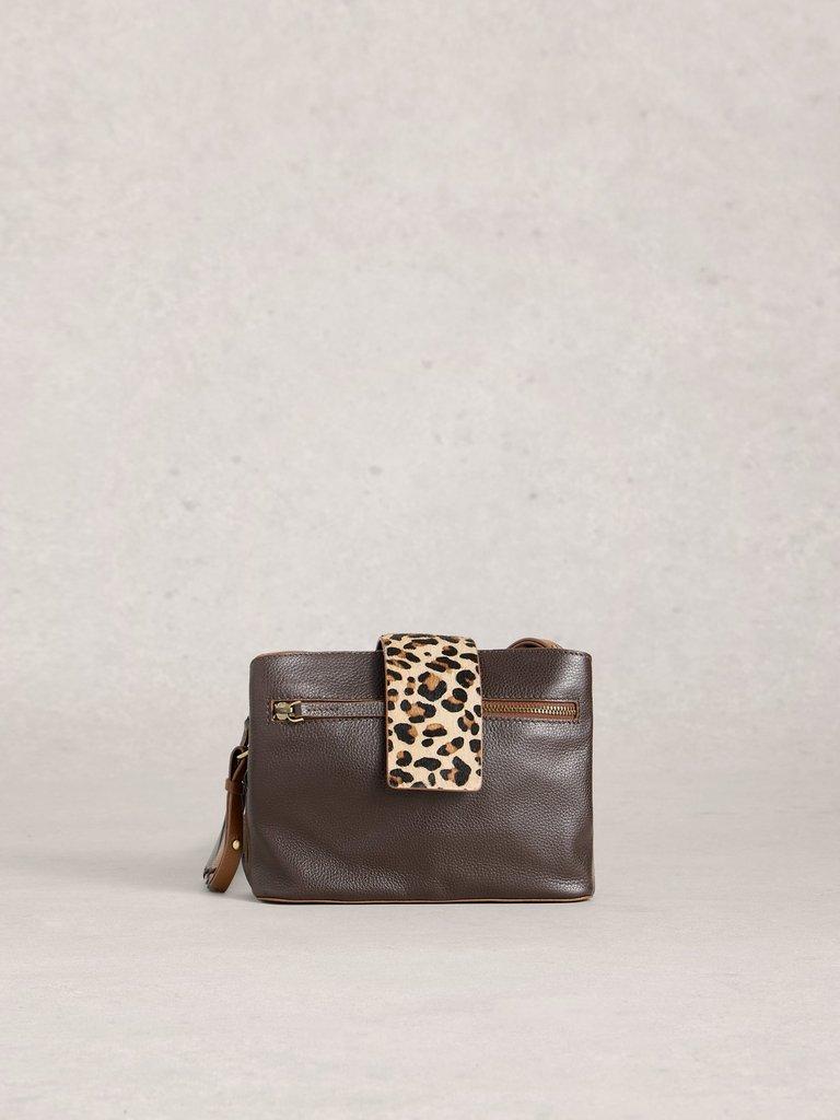 Tabby Convertible Crossbody in DK BROWN - LIFESTYLE