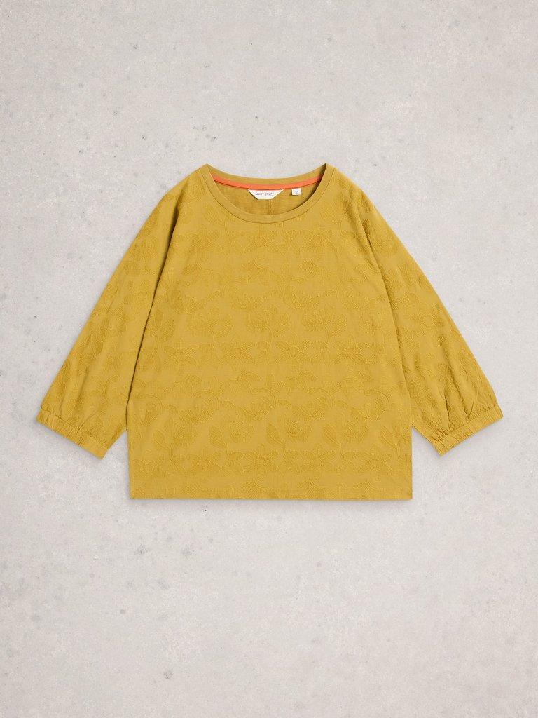 VANESSA FLORAL TOP in MID CHART - FLAT FRONT