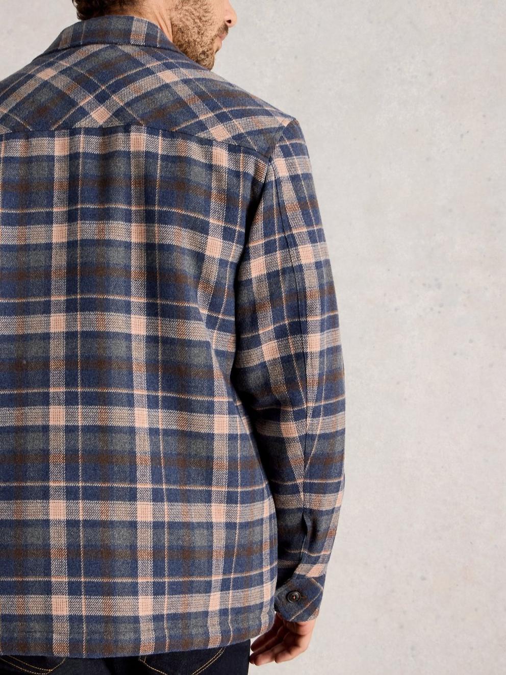 Check Borg Trucker in BLUE MLT - MODEL BACK