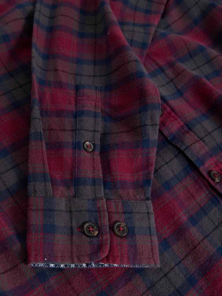 Blackwatch Check in RED MLT - FLAT DETAIL