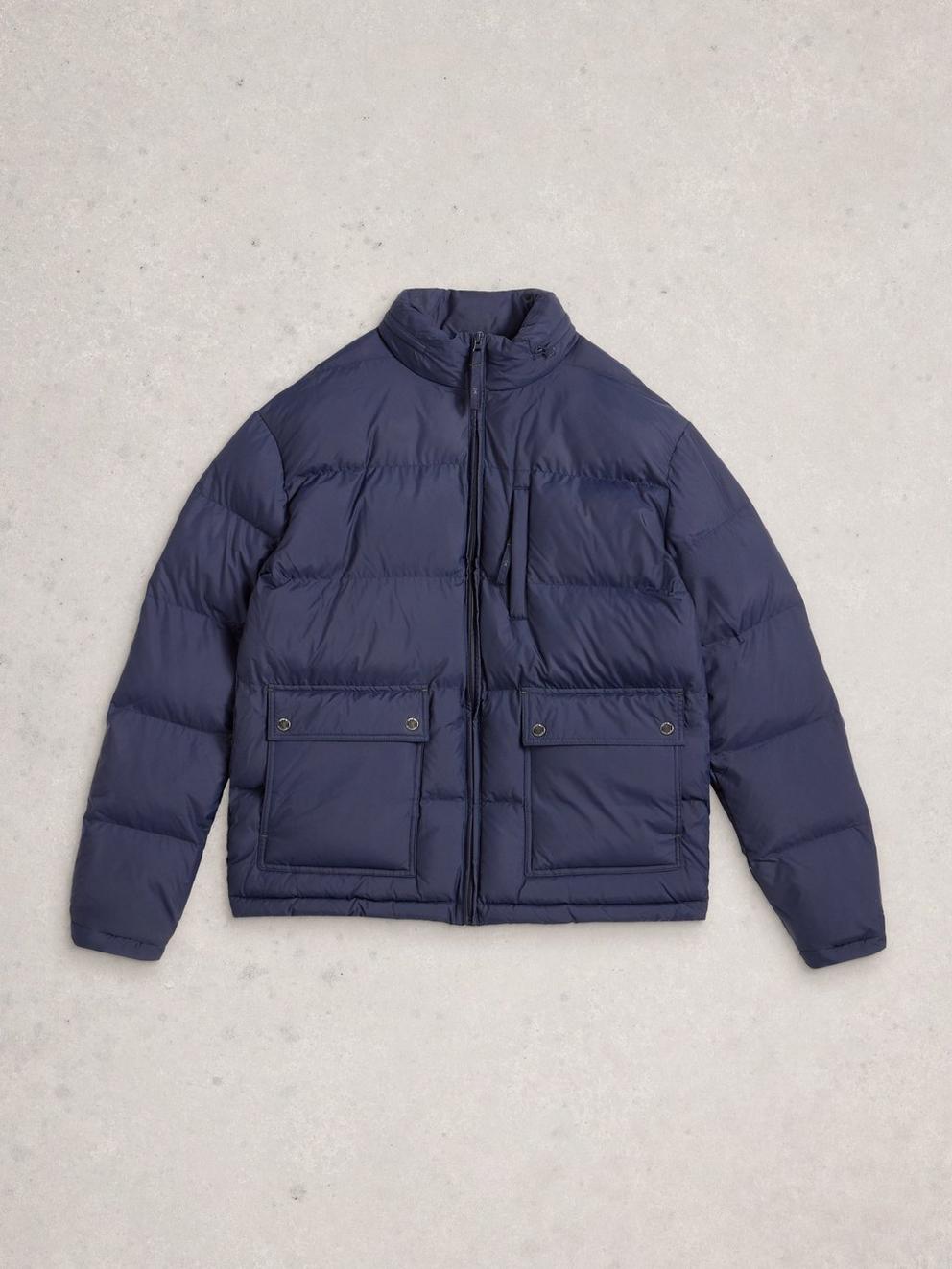 Padded Jacket in DARK NAVY - FLAT FRONT