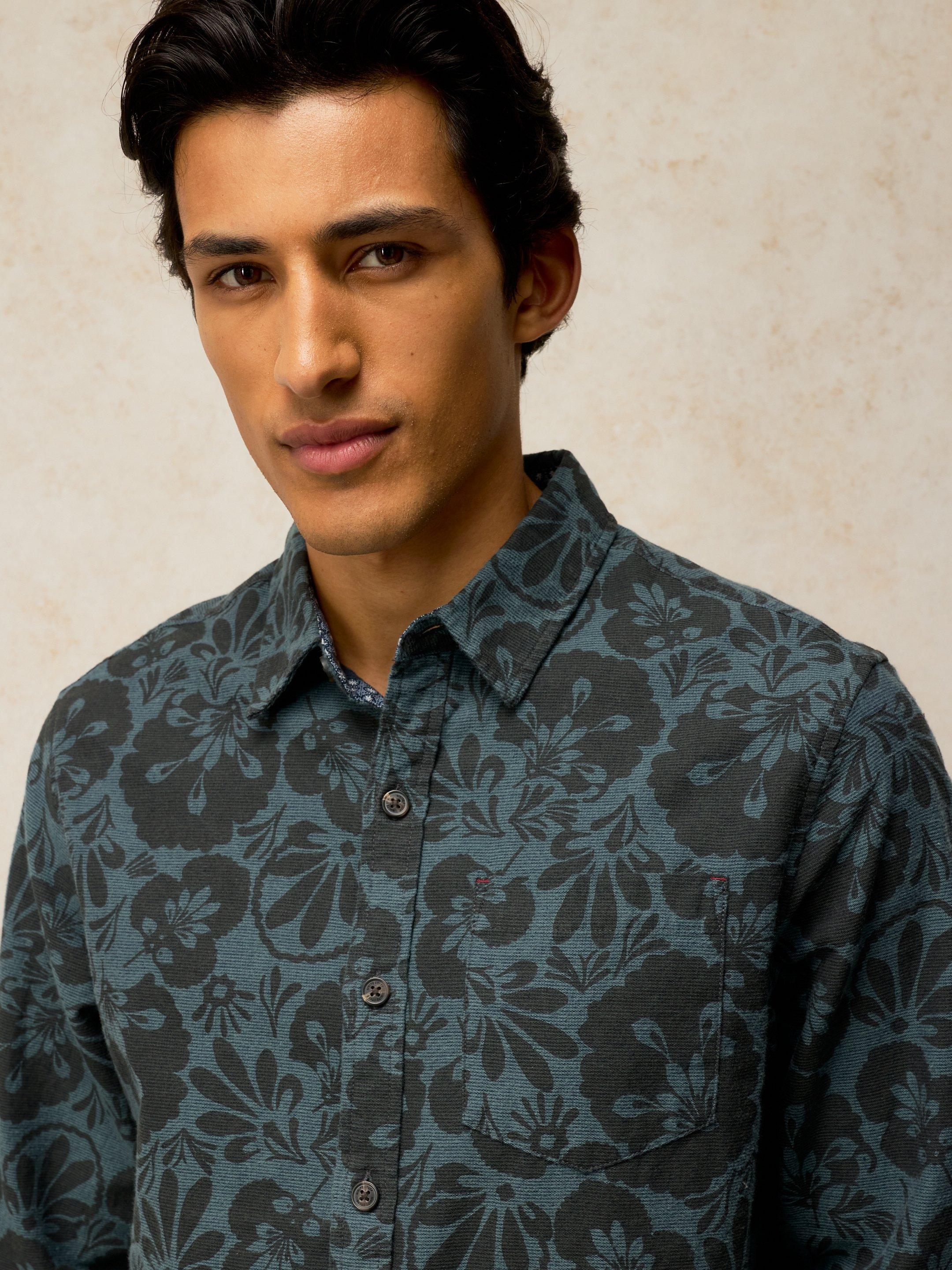 Finsbury Mono Print Shirt