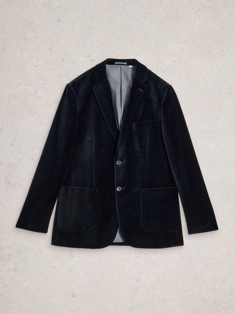 Velvet Blazer in DARK NAVY - FLAT FRONT