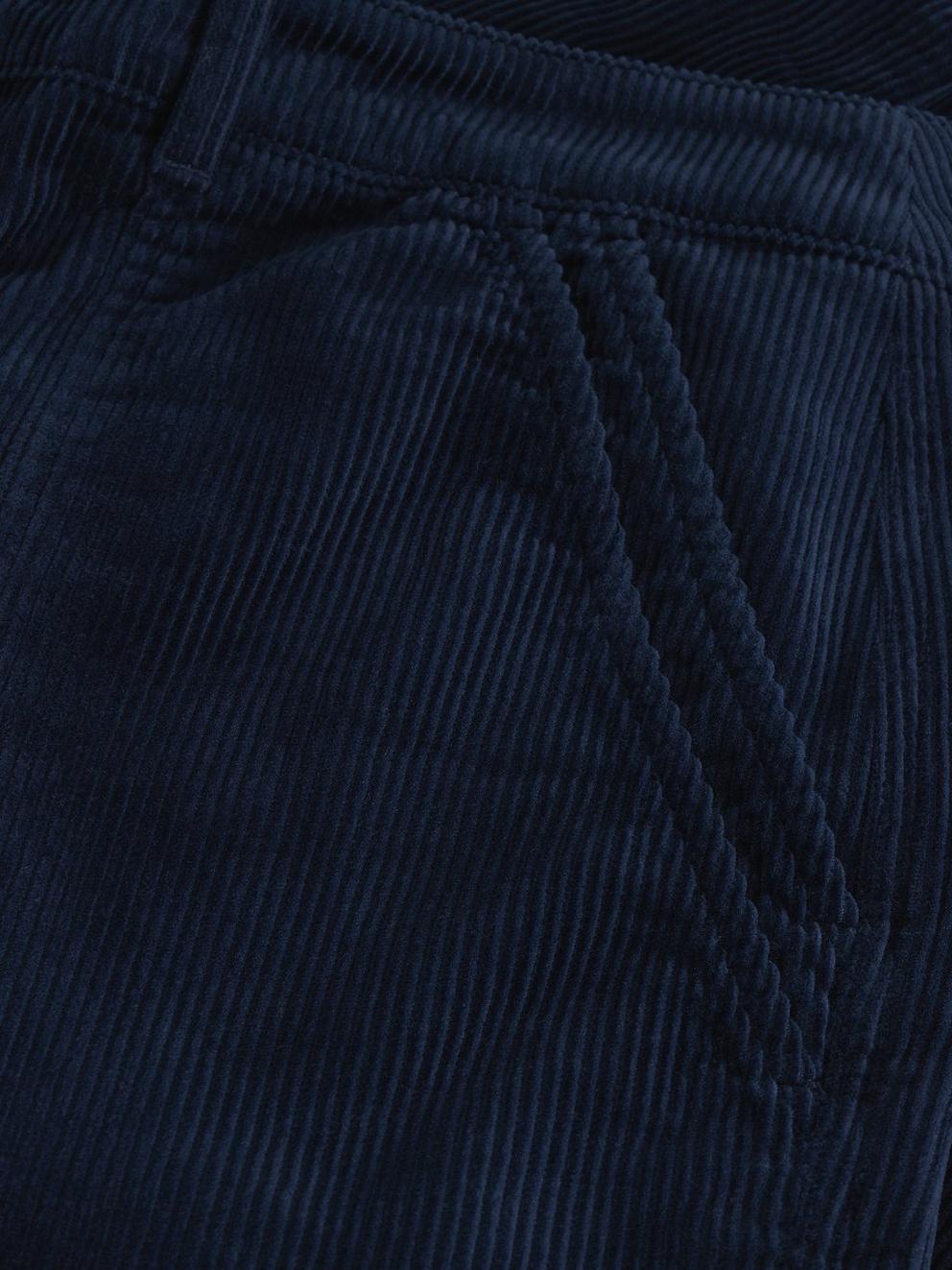 Twister Macro Cord Trouser in DARK NAVY - FLAT DETAIL