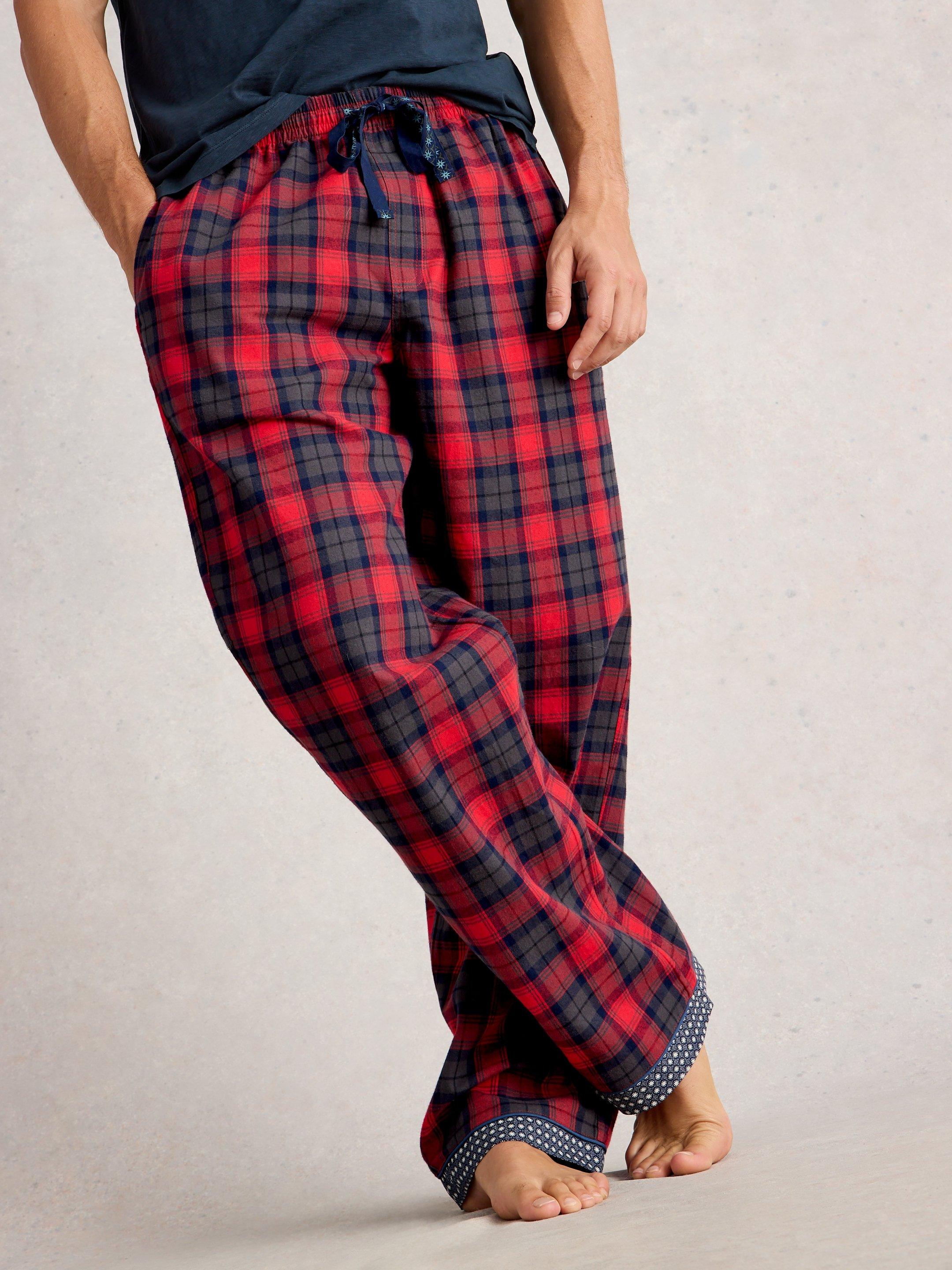 Flannel Moorland PJ Trousers in RED MULTI White Stuff US