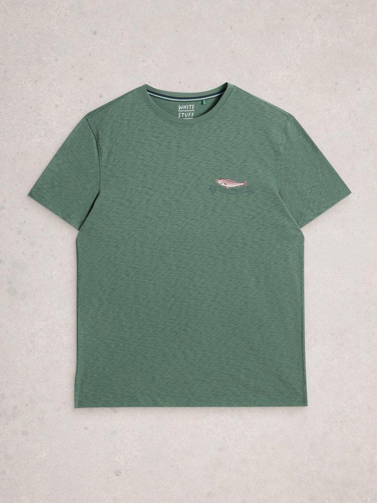 Abersoch Graphic Strongman in GREEN PR - FLAT FRONT