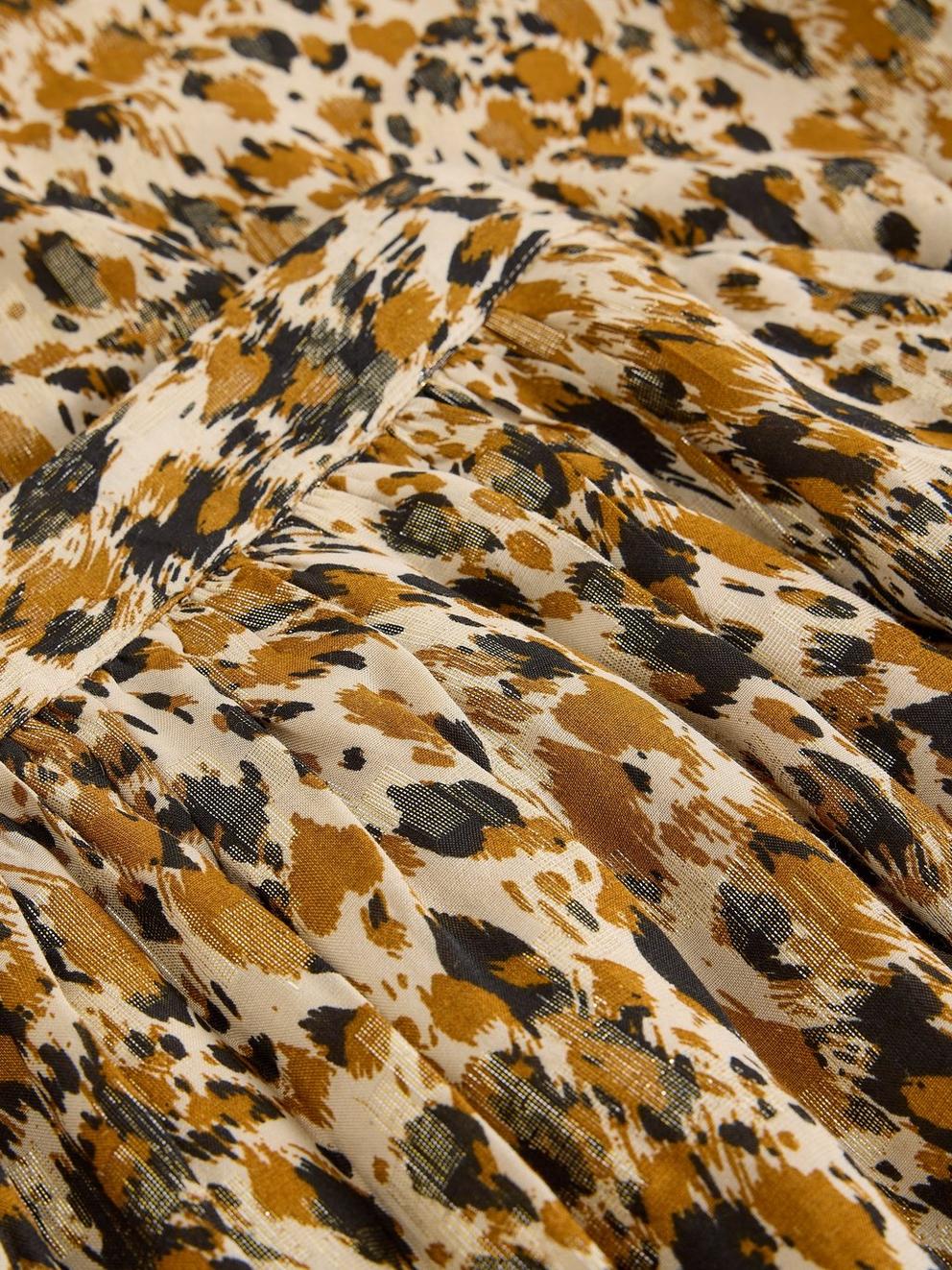 Ari Metallic Skirt in CHART MLT - FLAT DETAIL