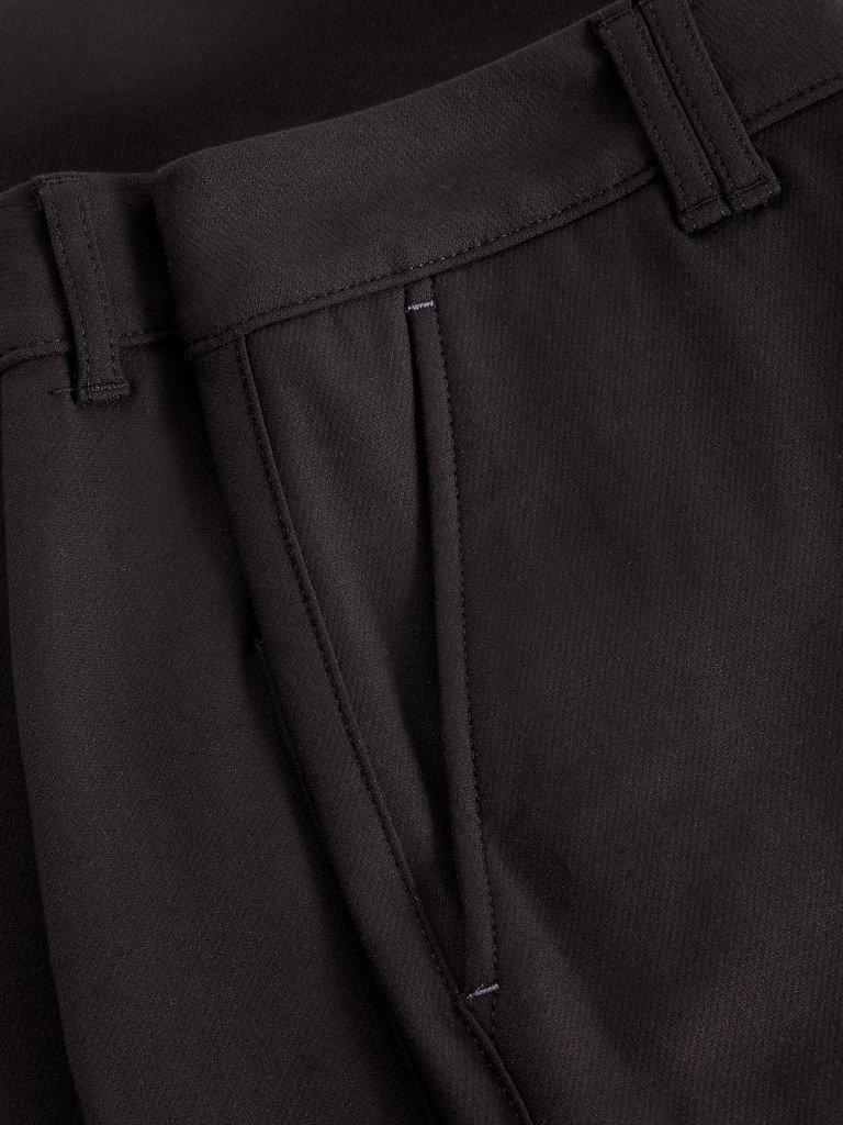 Belle Trouser Wide Leg in PURE BLK - FLAT DETAIL
