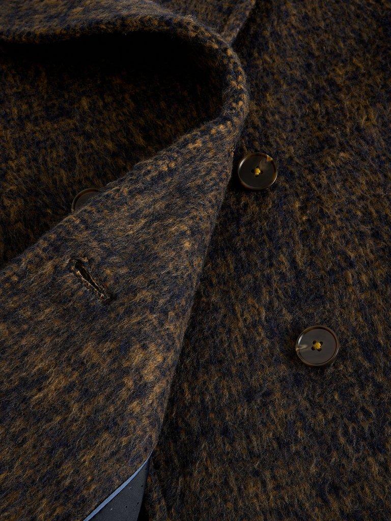 Josie Wool Blend Jacket in NAVY MULTI - FLAT DETAIL