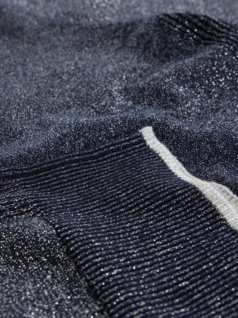 KATIE SPARKLE JUMPER in DARK NAVY - FLAT DETAIL
