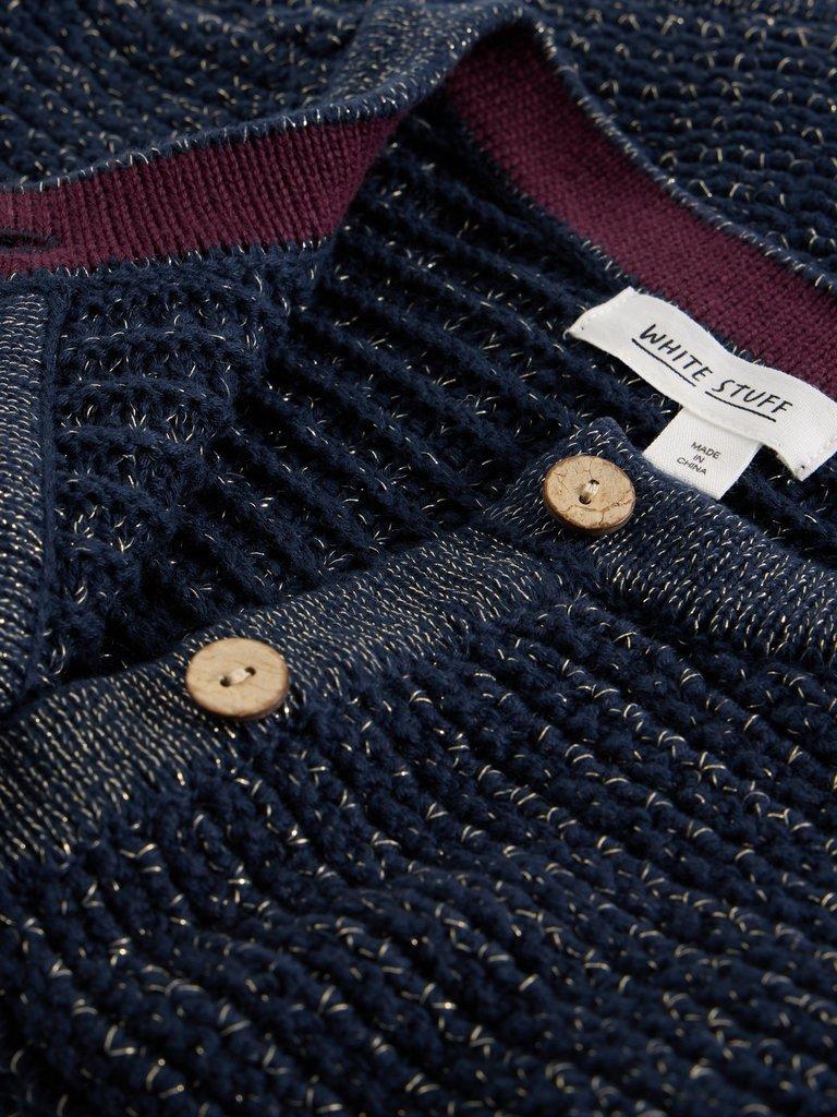 BELLE SPARKLE TANK in DARK NAVY - FLAT DETAIL